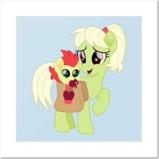 Baby Bright Mac and Granny Smith Posters and Art